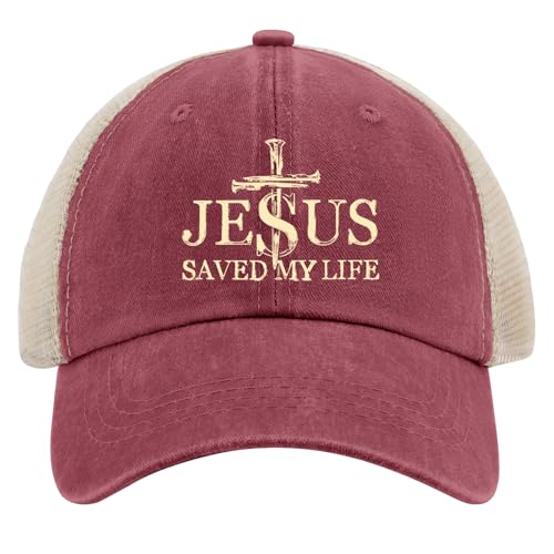 Jesus Hat Gifts for Men - color: Wine Red0210