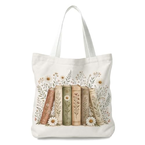 Christian Canvas Tote Bag, Bible Verse Reusable Shopping Bag - color: Bible-6