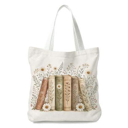 Christian Canvas Tote Bag, Bible Verse Reusable Shopping Bag - color: Bible-6