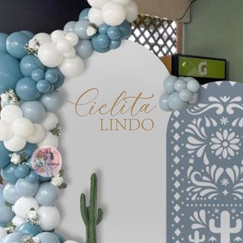 VANGNING Cielita Lindo Wall Decal – Elegant Script Party Backdrop Decor for Bridal Shower, Wedding, Baby Shower & Photo Booth – Removable Peel and Stick Gold Letter Wall Sticker for Event Decorations