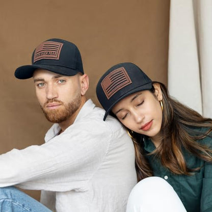 Christian Hats for Men Women, Faith Over Fear Hat - color: Flag Cross