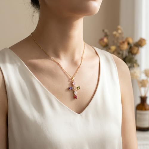 Colorful Crystal Rainbow Symbol Pendant Alloy Clavicle Necklace - color: Colorful2