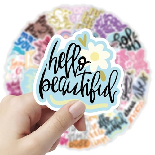 200PCS English Inspirational Words Stickers for Students Teachers Teens Adults,Motivational Waterproof Decals for Water Bottle Scrapbook Phone Laptop Journal Guitar Computer Skateboard Luggage - color: English Inspirational Words