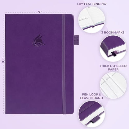 Clever Fox Prayer Journal with Prompts, Bible, Women, Teen, B5 Purple - color: Purple, size: Smaller than A4 (7" x 10")