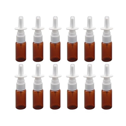12PCS 10ml / 0.3 oz Fine Mist Spray Bottles, Refillable Empty Spray Bottle, Travel Size Makeup Water Containers for Perfume Essential Oils (Amber)