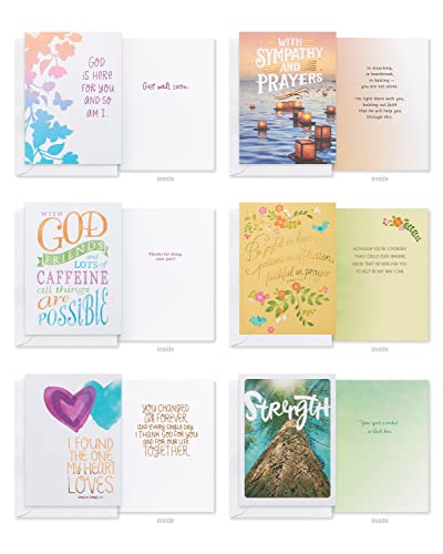 American Greetings 41-Count All-Occasion Religious Card Pack, Assorted Inspirational Designs - color: Deluxe Religious