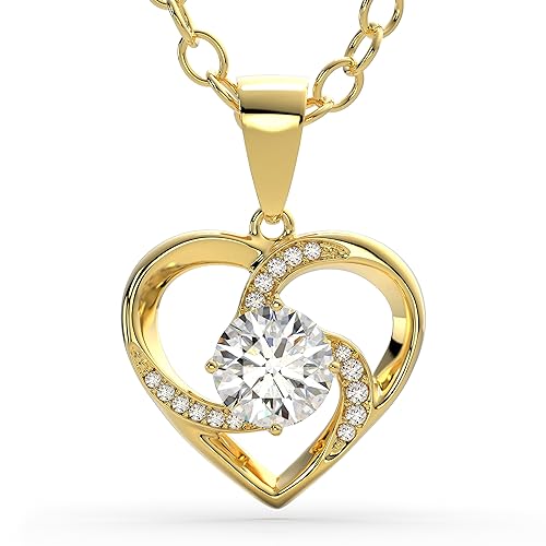 SERASAR Premium Necklace Women| 316L Stainless-Steel | 18 Carat - color: Gold, style: Emotion