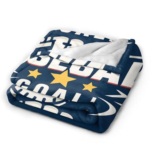 Funny Baseball Blanket Baseball Throw Blanket Sport Decor Soft Cozy Fleece Fuzzy Plush Flannel Blankets Gifts for Sport Lovers Girls Boys Kids Teens Adults 50"X40" - color: Blue Baseball, size: 50"x40"