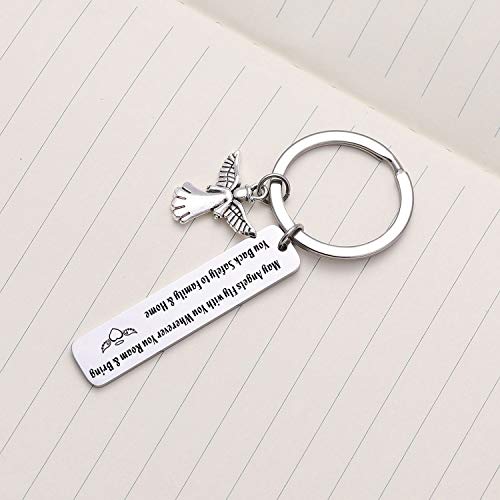 Keytells New Driver Gifts Keychain, Travel Keychain For Pilot, Flight Attendant Gifts