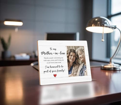 Mother In Law Wedding Picture Frame - color: mother in law