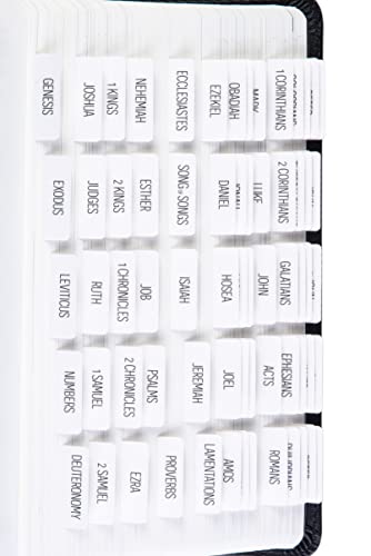 DiverseBee Laminated Bible Tabs for Women and Men (Magnolia) - color: Magnolia