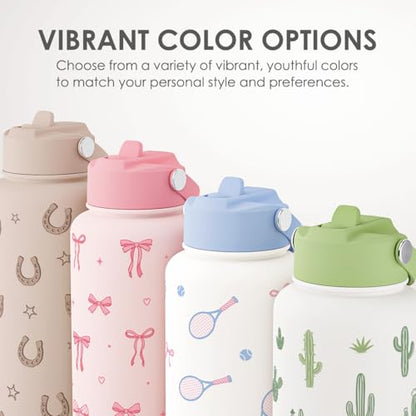 Inspirational Gift for Women, Water Bottle Stainless Steel 32oz with Lid & Straw, Positive Affirmations Insulated Bottles Gifts for Girls Friends Teens Birthday Christmas - color: Inspiration