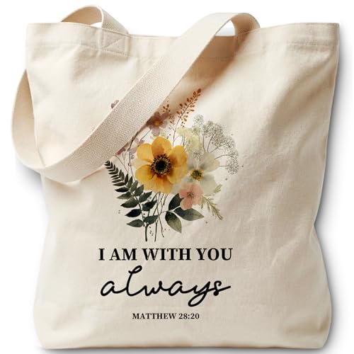 Bible Bags for Women, Christian Tote Bag, Gifts for Christian Women - color: Black