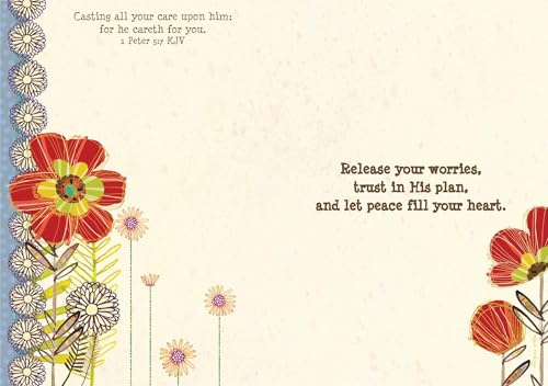 KJV Let God Praying Card, 1 Count - color: Let God