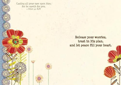 KJV Let God Praying Card, 1 Count - color: Let God
