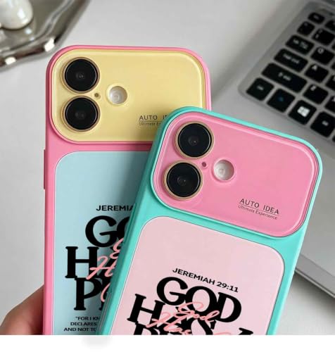 Y2K God Has A Plan Jeremiah 29:11 Phone Case for iPhone 14 Plus, Green - color: Greenrosepurple, size: iPhone 14 Plus