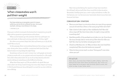 What Would Jesus Do? A Family Devotional for Preteens and Parents: Conversation Starters on Life, Love, and Faith