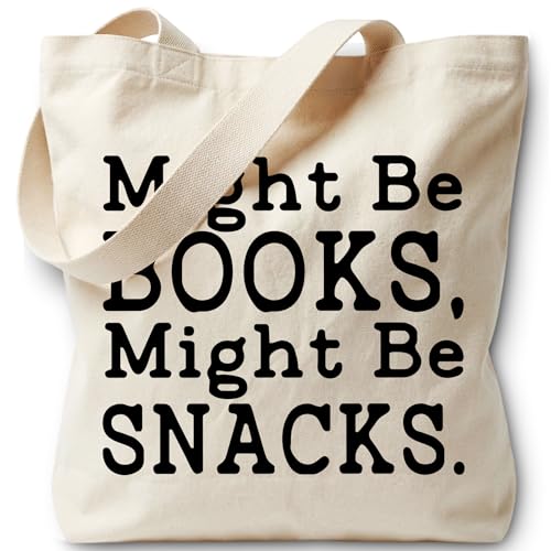 Book Lovers Gifts Canvas Tote Bag Tote Bag for Women Reusable Shoulder Bags for Grocery Beach Work - color: Brown