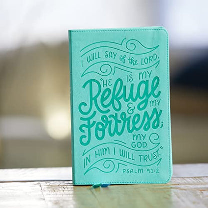 NKJV, Thinline Youth Edition Bible, Verse Art Cover Collection, Turquoise Leathersoft, Red Letter, Comfort Print: Holy Bible, New King James Version