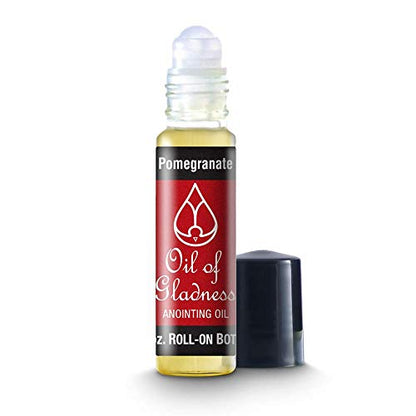 Oil of Gladness Pomegranate Anointing Oil - Oil for Daily Prayer, Ceremonies and Blessings 1/3 oz Roll-On - size: 1/3 Ounce Roll-On