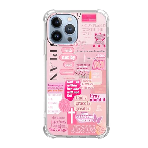Christian Quotes Aesthetic Vintage Jesus Bible Verse Collage Pattern,Soft TPU Bumper Case for iPhone 12 Pro Max,#5 - color: Bible 5, size: iPhone 12 Pro Max