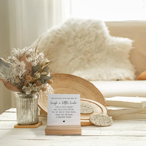 Friendship Gifts, Thank You Gifts for Friends, Unique Friend Gifts, Sentimental Gifts for Friend,Bestie BFF Gifts,Thank You for Being a Fabulous Friend Wood Plaque Sign - color: Friendship-06