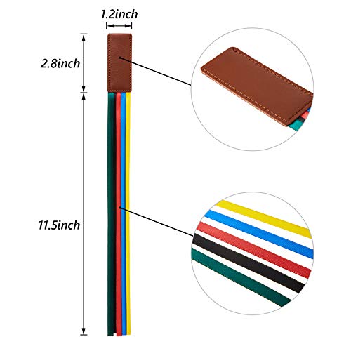 Outus 9 Pieces Bible Ribbon Bookmarks Multi Page Markers, Colorful Ribbon - color: Colorful Ribbon