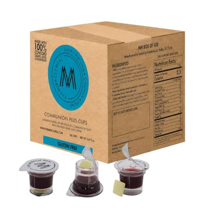 Miracle Meal Prefilled Communion Plus Gluten Free Cups & Wafer Set