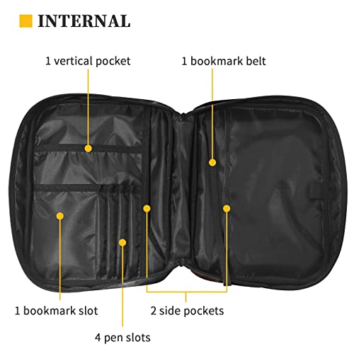 Coldinair Fire Flame Soccer Print Bible Cover Holders for Men Teens Kids Boys,Carrying Book Case Church Bag Bible Bags with Handle and Zippered Pocket - color: Fire Flame Soccer