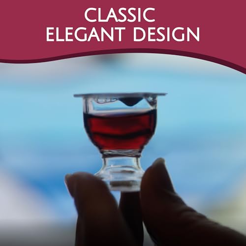 TrueVine Chalice Prefilled Communion Cups & Wafer Set (200 Count) - size: 0.5 Ounces