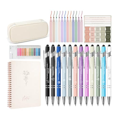 Bible Study Supplies Journaling Kit with Ballpoint Pens Bible Tabs