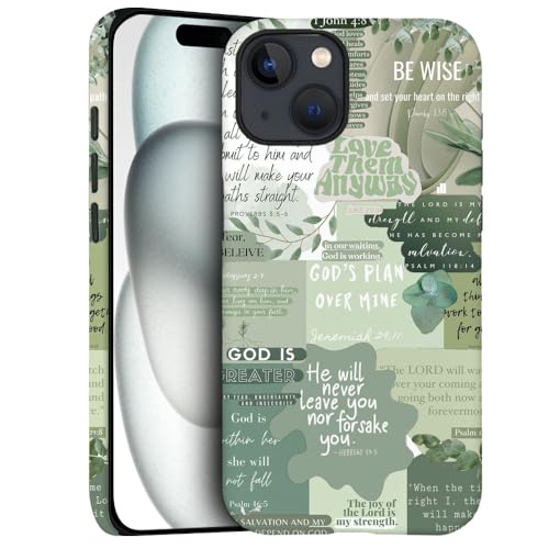 Case for iPhone 14 - Slim Fit Anti-Scratch Phone Case for Girl Women - Bible Verses Christ Jesus God (Frosted) - color: Bible Verses Christ Jesus God, size: iPhone 14