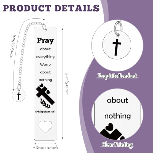Christian Gifts for Women Men Christian Bookmark Inspirational Gifts Religious Gift Encouragement Easter Birthday Gift for Women Men Mom Dad Friends Book Lovers Church Supplies Book Accessories