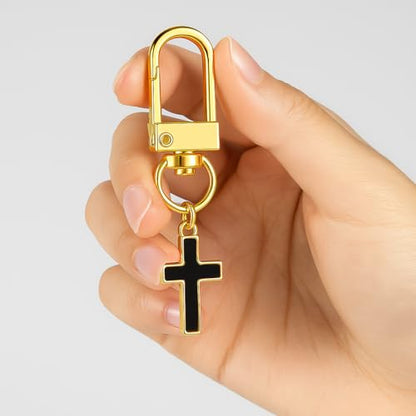 Cross Keychain – Cool Keychains Gifts for Christian, Baptism, Holidays, Keychains for Car Keys - color: Cross6