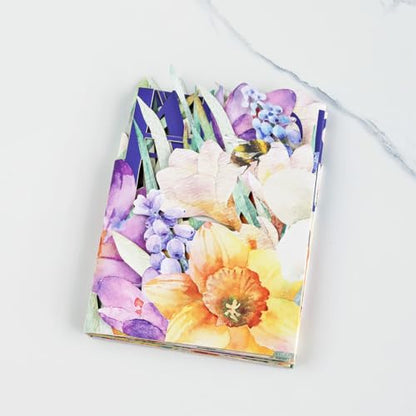 Lovepop Happy Easter Floral Panoramic Card with Envelope 40x7 - color: Happy Easter Floral Loooooong Card
