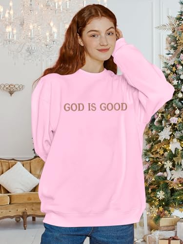 Oversized Sweatshirt for Women Funny Saying Sweatshirts Casual Graphic Pullover Fall Fashion Long Sleeve Shirt - color: Pink-3, size: X-Large