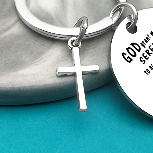 Xiahuyu Christian Keychain - Bible Verse Baptism & Communion Gift - Inspirational Religious Gifts for Women & Men - color: Christian-5