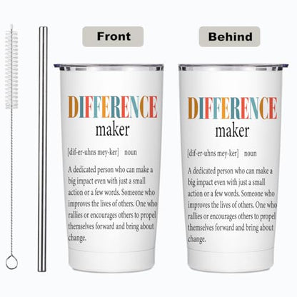 Difference Maker Definition Tumbler, Christmas Thank You Gifts for Women - color: Multi 1377