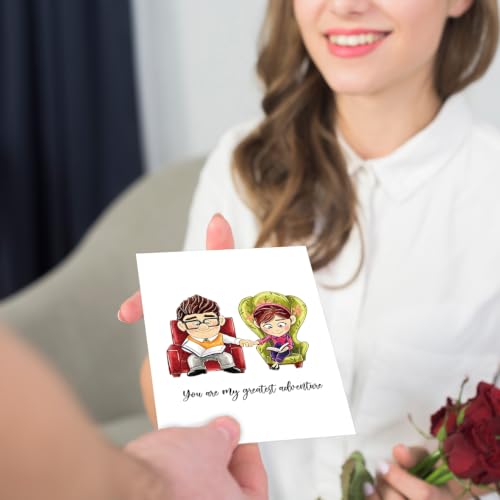 fancu Romantic Anniversary Card Gift for Husband Wife - color: ZC-058