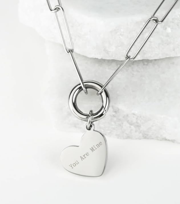 The Chosen: You Are Mine Necklace - color: Silver