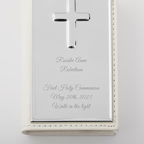 THINGS REMEMBERED First Communion Girl's White Rosary