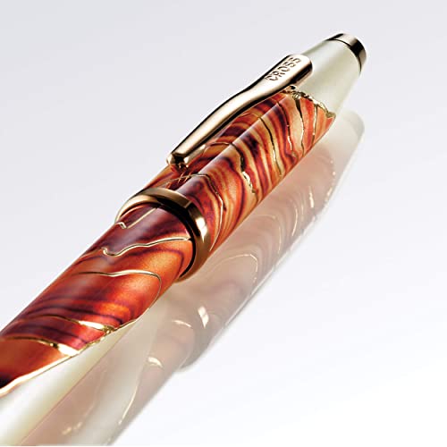 Cross Wanderlust Everest Refillable Fountain Pen, Fine Nib, Black Ink - color: Everest