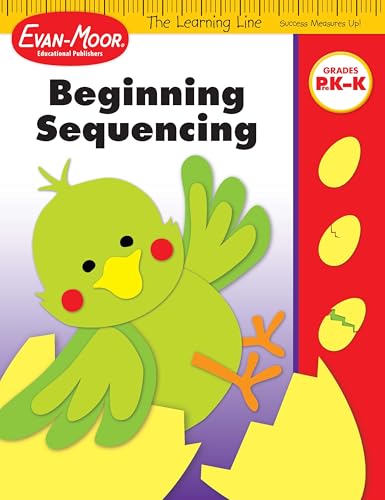 Evan-Moor Learning Line: Beginning Sequencing, Prek - Kindergarten Workbook
