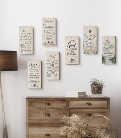 YZEXEZY Inspirational Religious Decor-With God All Things Are Possible Sign12"x6" Bible Verse MATTEW 19:26 Christian Wall Art Gifts - style: With God