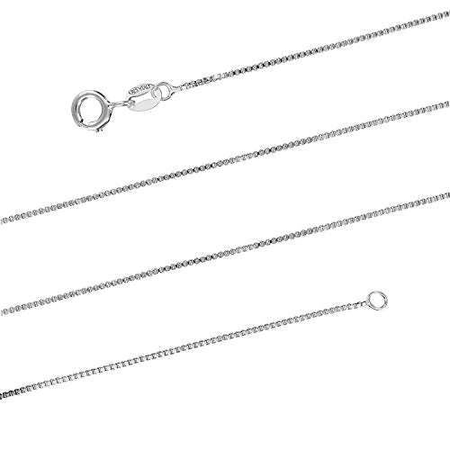 Sterling Silver Koa Wood Inlay Cross Crucifix Necklace Pendant with 18" Box Chain, Nickel Free Hypoallergenic for Sensitive Skin, Gift Box Included - color: Scroll Cross