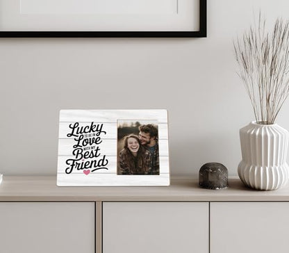 Lucky to Be in Love with My Best Friend Picture Frames - color: couple 4