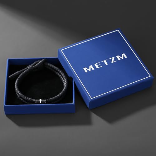 Silicone Christian Cross Braided Rope Bracelets for Men Women - color: White with Silver Cross Bead