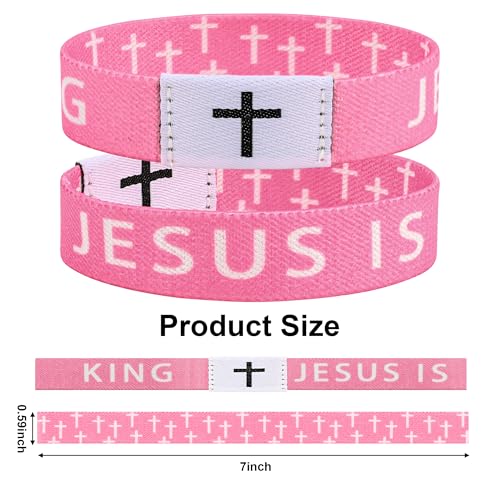 Daily Bible Verse Bracelet, Christian Bracelet for Women Men, Christian Jesus Jewelry Gifts Wristband - style: Purple