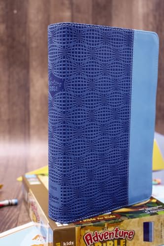 NIV, Adventure Bible, Leathersoft, Blue, Full Color