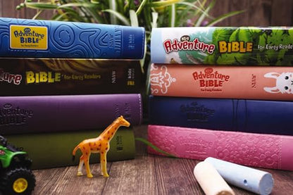 NIrV, Adventure Bible for Early Readers, Leathersoft, Blue, Full Color